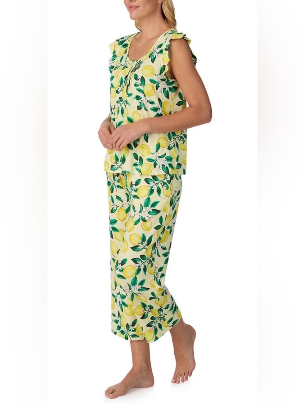 Draper James M 8/10 Lemon Blossom Pattern Pajamas NWT